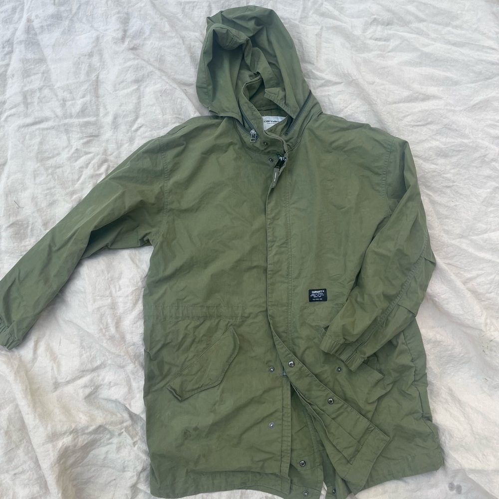 Carhartt WIP Olive Green Hooded Jacket